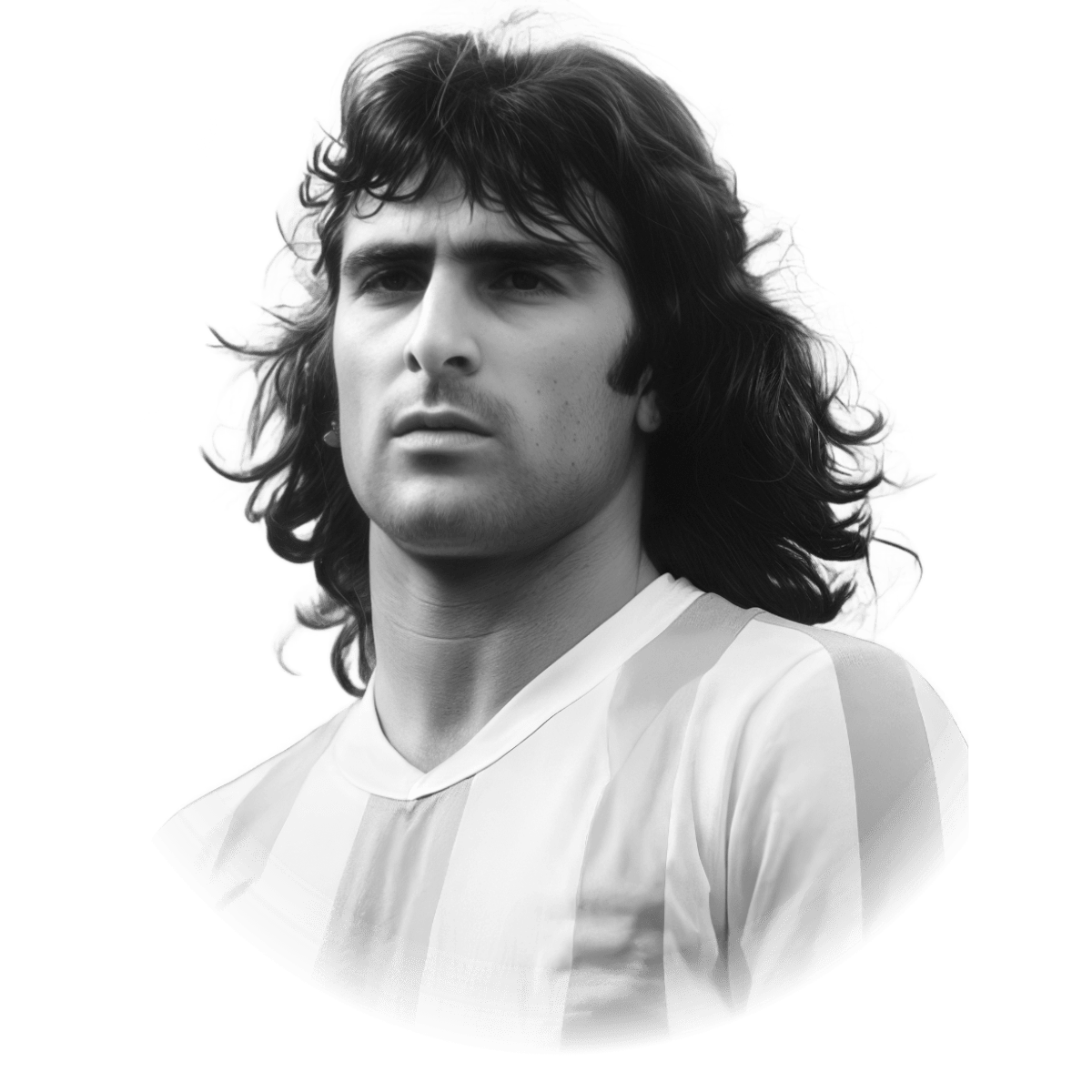 Mario Kempes 1978 portrait